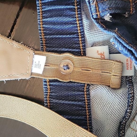 Set of 2 Blue Jeans with Detachable/Adjustable Suspenders - Picture 6 of 8